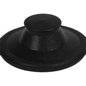 Disposer Splash Guard, Black-colored, 3 1/4" diameter x 1/25" height