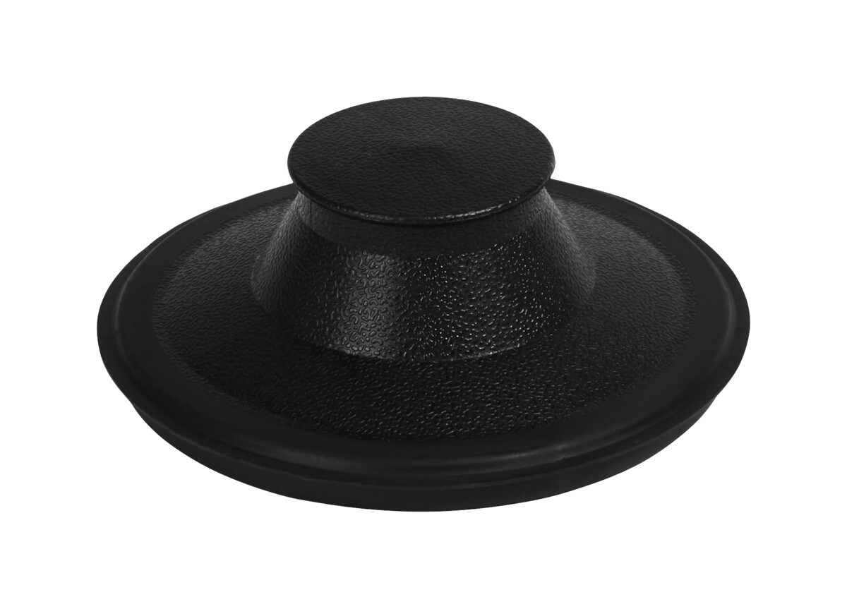Disposer Splash Guard, Black-colored, 3 1/4" diameter x 1/25" height