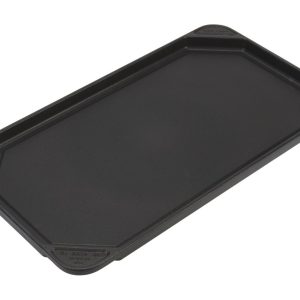 Range/Cooktop Griddle Non-Stick Cast Aluminum - Black for All 2-Burner Cooking Surfaces Except Induction (1-IN H X 19 1/2-IN W X 11-IN D)
