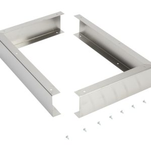 Microwave Side Panel Kit, Stainless Steel, for 36" W openings under 12" cabinets, fits 30" JMC2430DS and JMC2430DP
