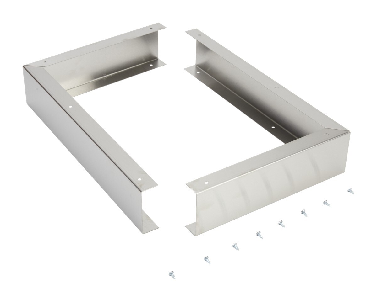 Microwave Side Panel Kit, Stainless Steel, for 36" W openings under 12" cabinets, fits 30" JMC2430DS and JMC2430DP