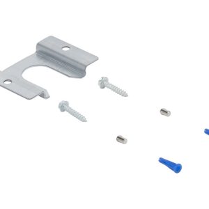 Range Anti-Tip Kit with (1) anti-tip bracket, (2) mounting screws, (2) anchors, and (1) washer