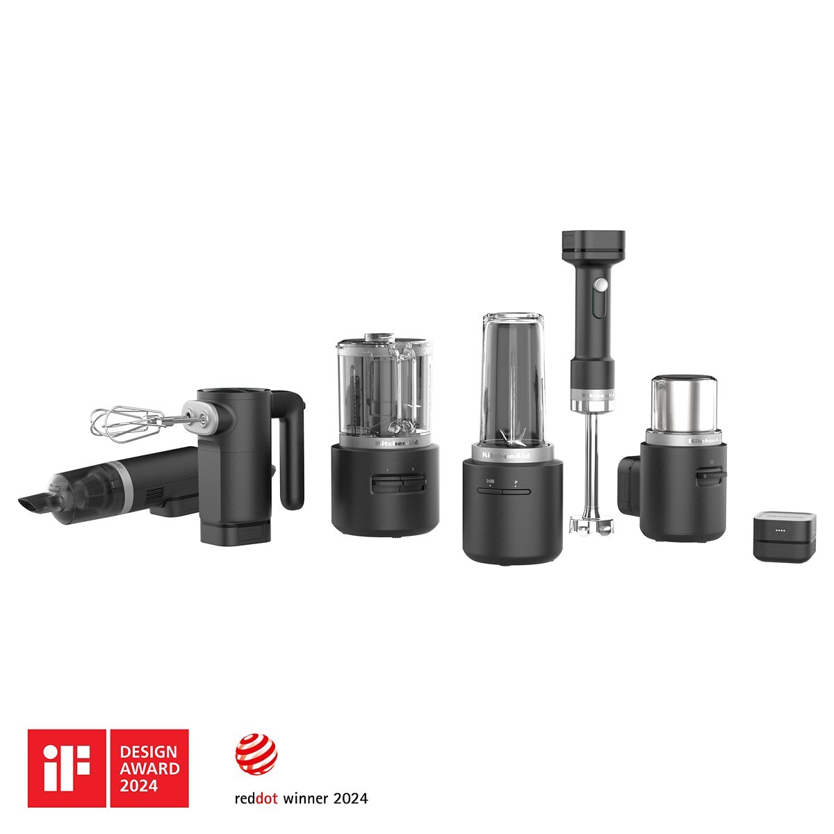 KitchenAid Go® Cordless Blade Coffee Grinder - battery included - Black Matte - Image 2