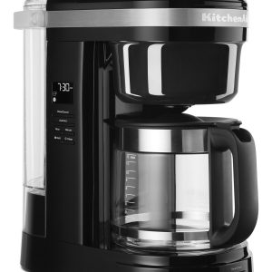 12 Cup Drip Coffee Maker with Spiral Showerhead - Onyx Black