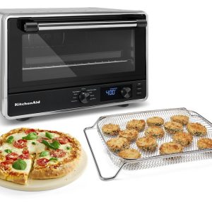 Digital Countertop Oven with Air Fry and Pizza - Contour Silver