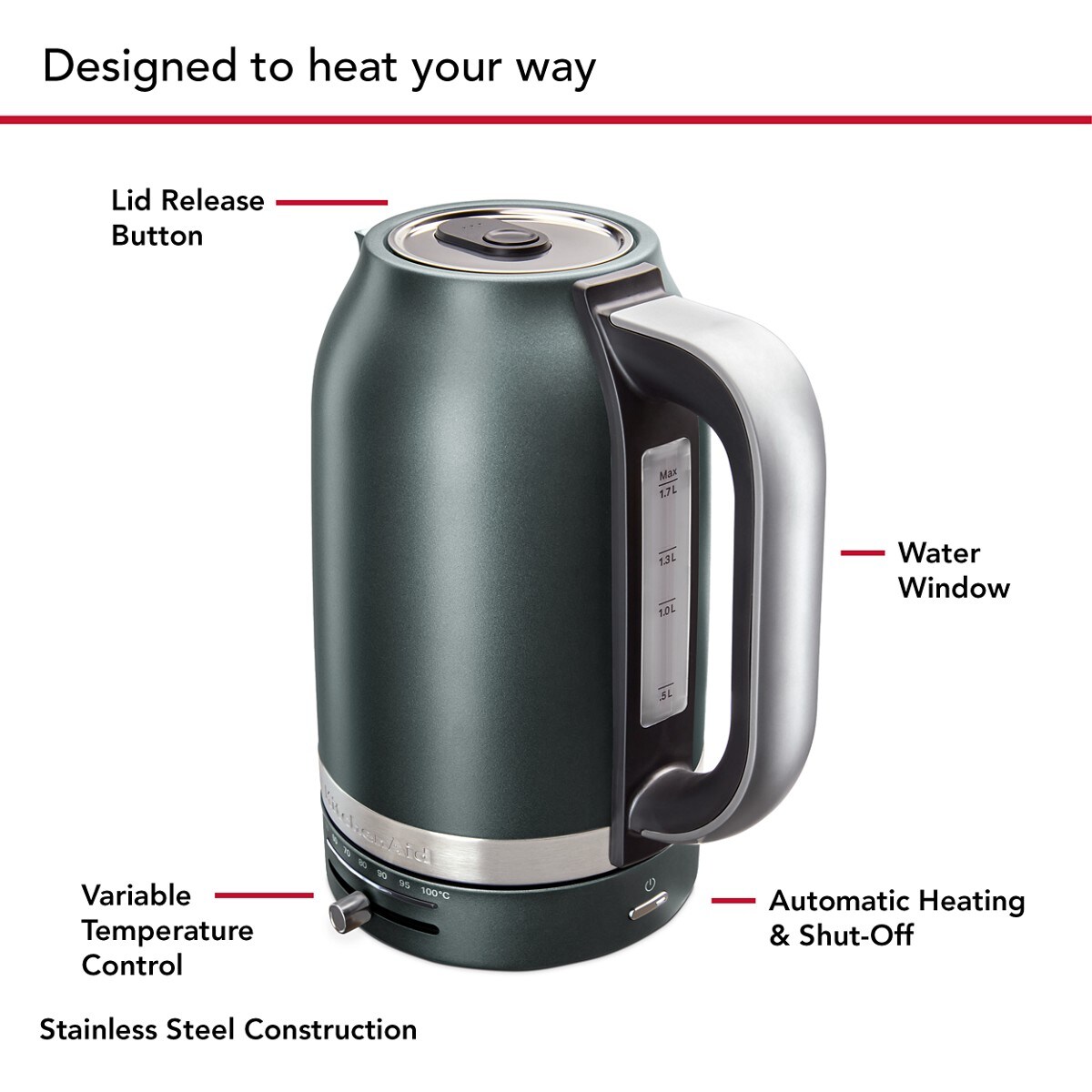 1.7 Liter Electric Kettle - Juniper - Image 4