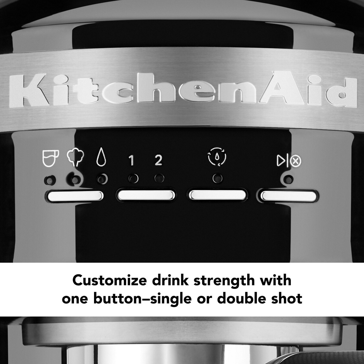 Metal Semi-Automatic Espresso Machine - Onyx Black - Image 3