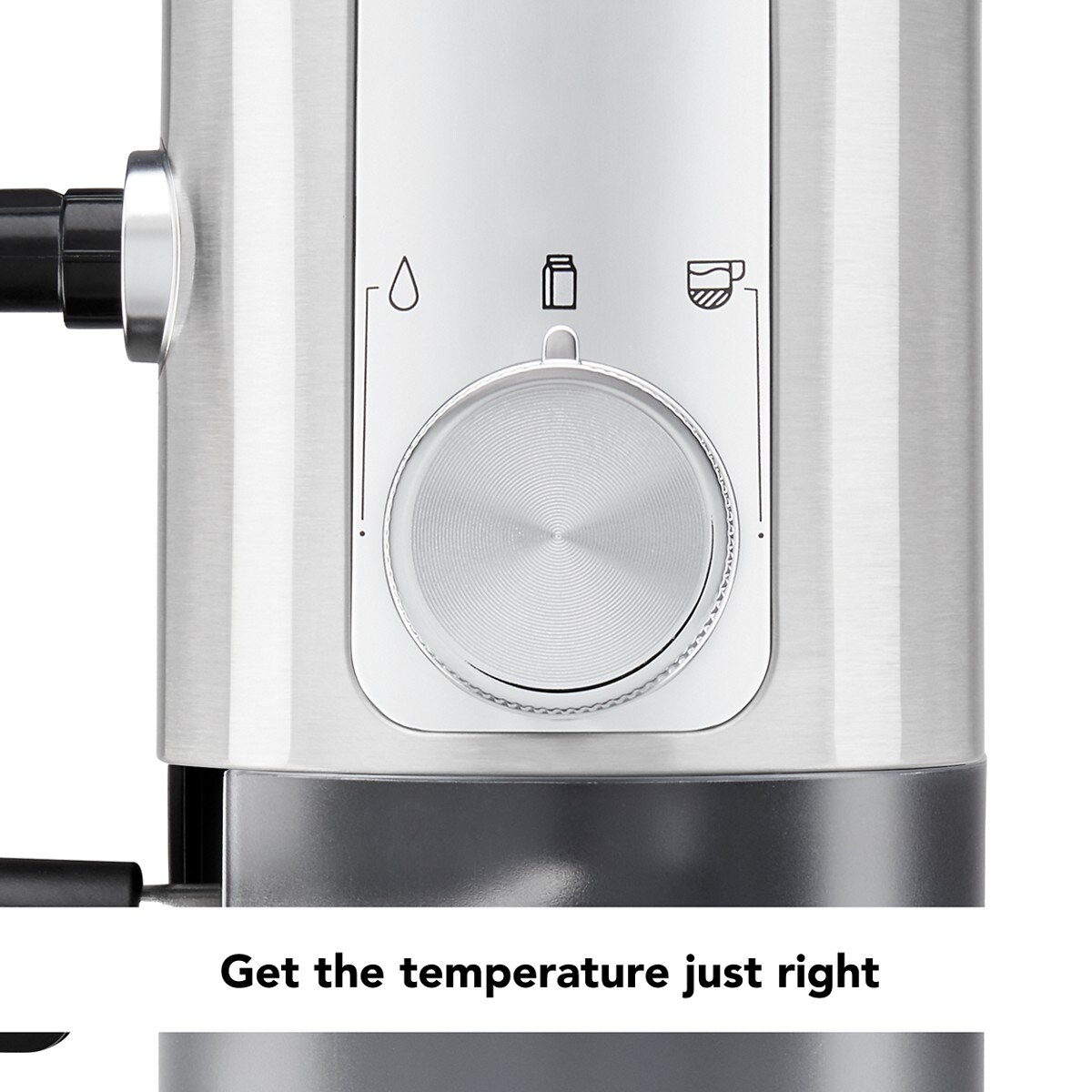 Metal Semi-Automatic Espresso Machine with Free Automatic Milk Frother Attachment Bundle - Brushed Stainless Steel - Image 5