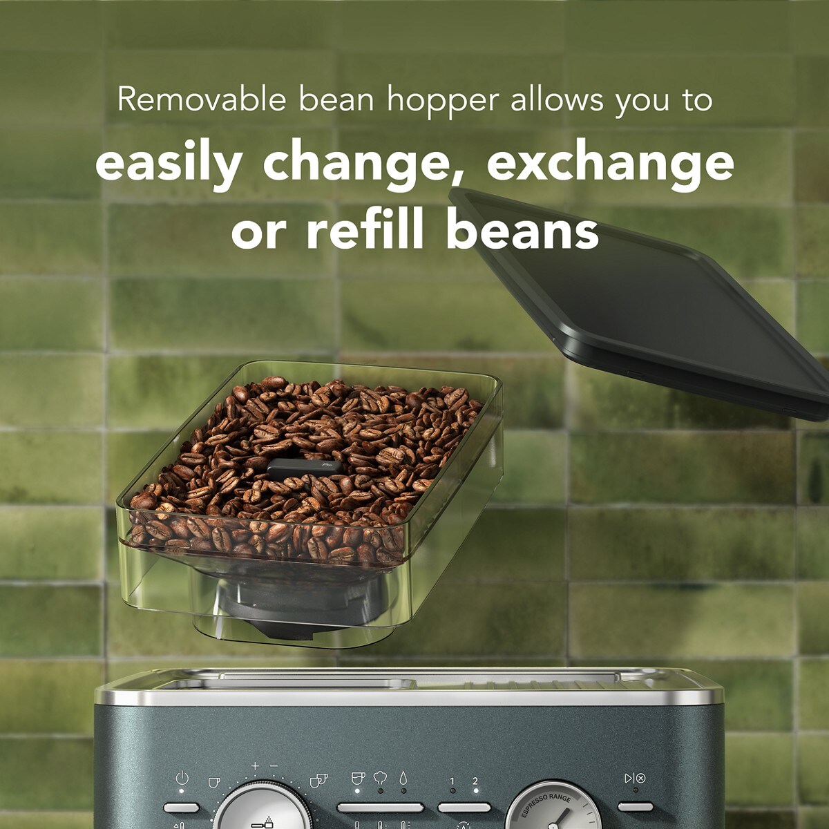 Semi Automatic Espresso Machine with Burr Grinder - Juniper - Image 4