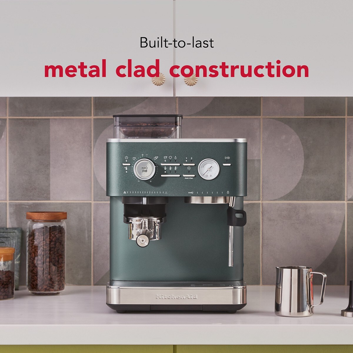Semi Automatic Espresso Machine with Burr Grinder - Juniper - Image 5