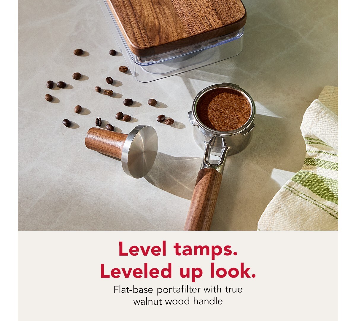 Walnut Wood Espresso Accessory Kit - Image 6