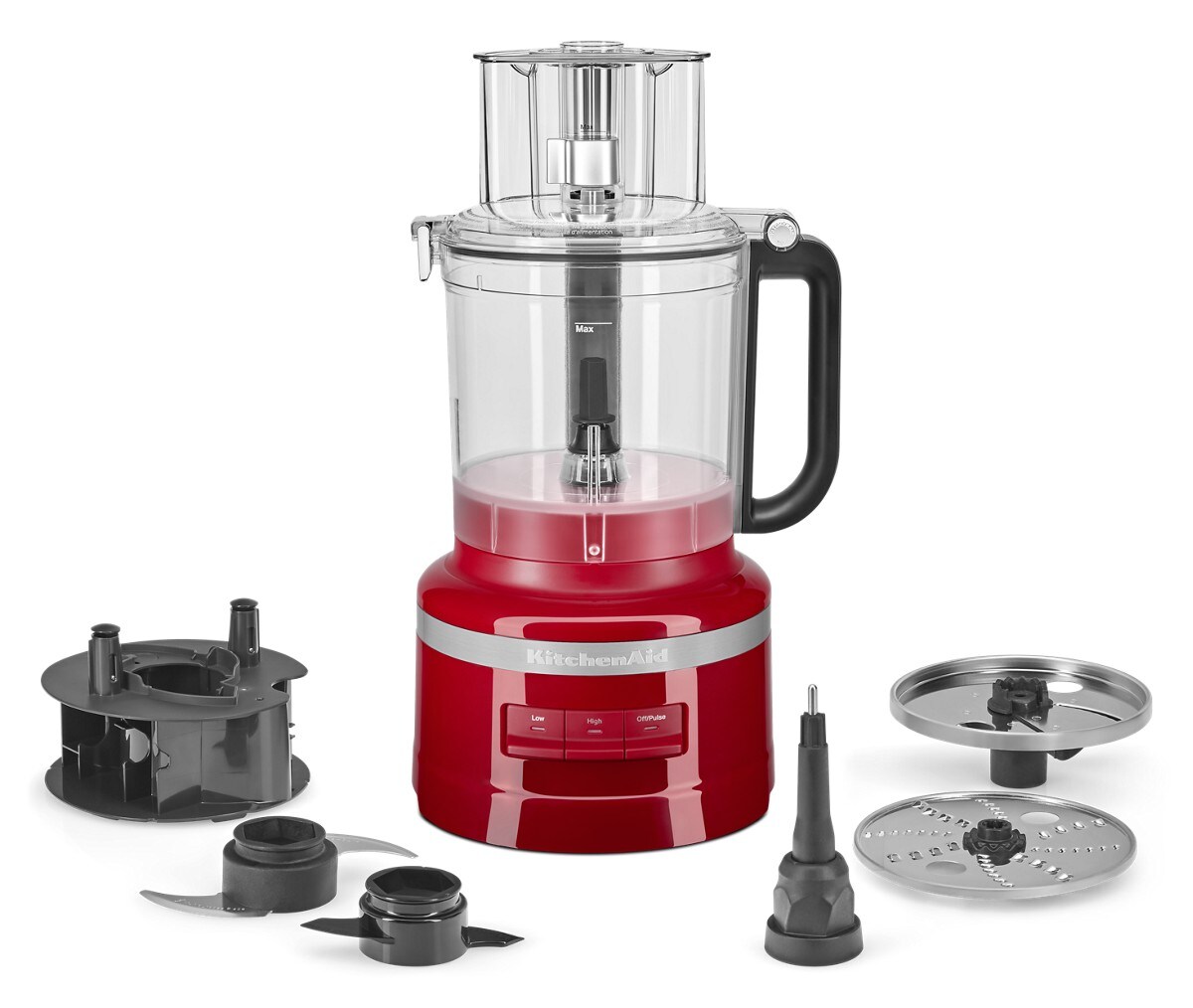 13-Cup Food Processor - Empire Red