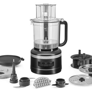 13-Cup Food Processor with Dicing Kit - Black Matte