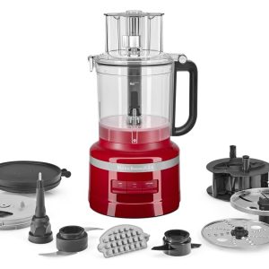 13-Cup Food Processor with Dicing Kit - Empire Red
