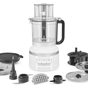 13-Cup Food Processor with Dicing Kit - White