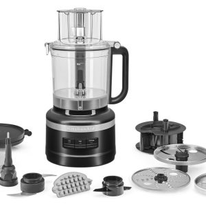 13-Cup Food Processor with French Fry Disc and Dicing Kit - Black Matte