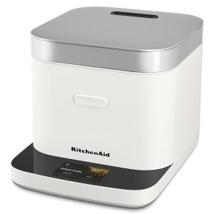 KitchenAid® Compact Grain and Rice Cooker - Porcelain White