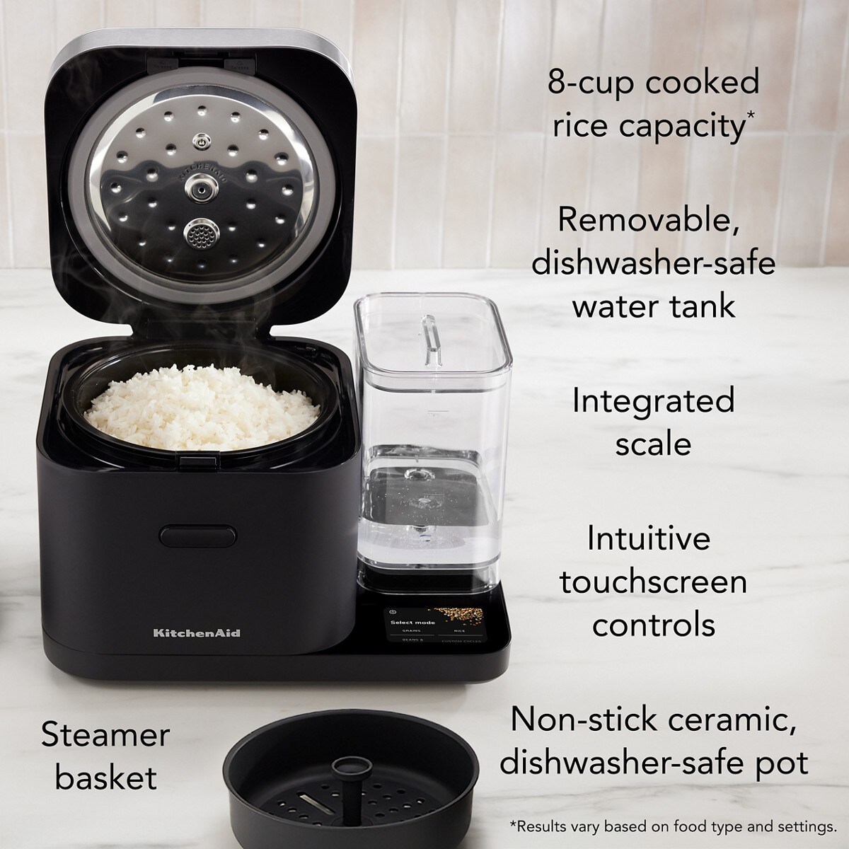 Grain and Rice Cooker - Black Matte - Image 6