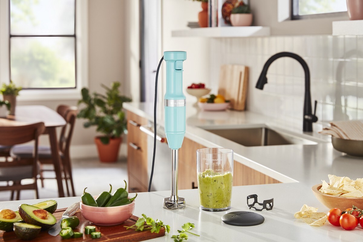 Variable Speed Corded Hand Blender - Aqua Sky - Image 3