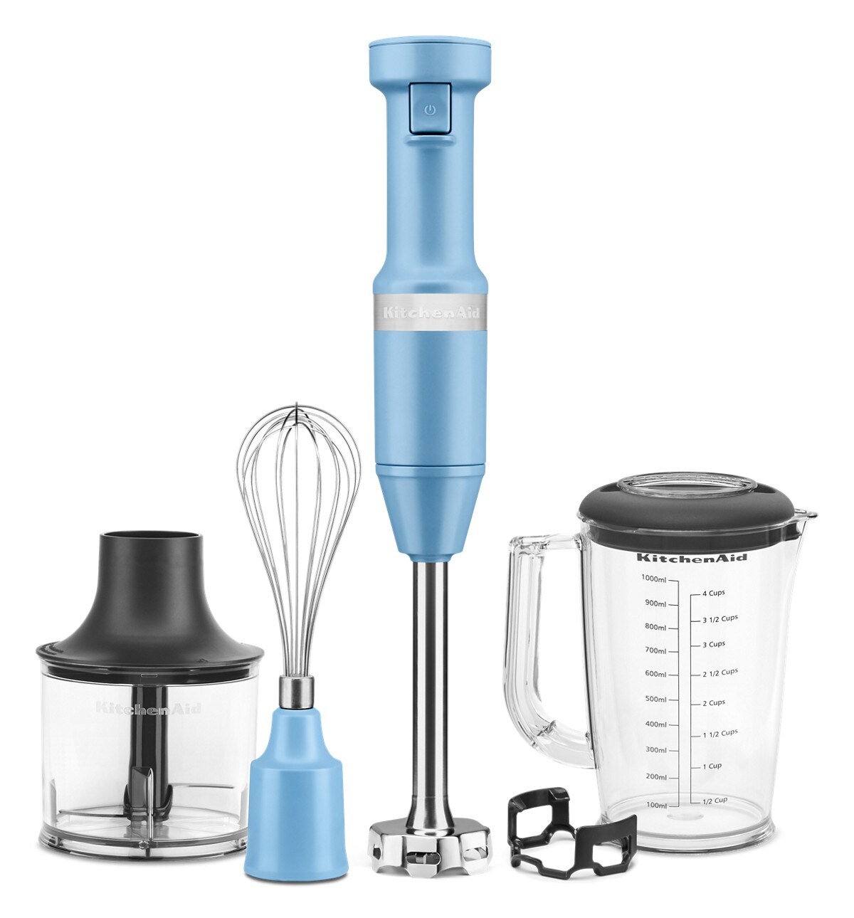Variable Speed Corded Hand Blender with Accessories - Blue Velvet