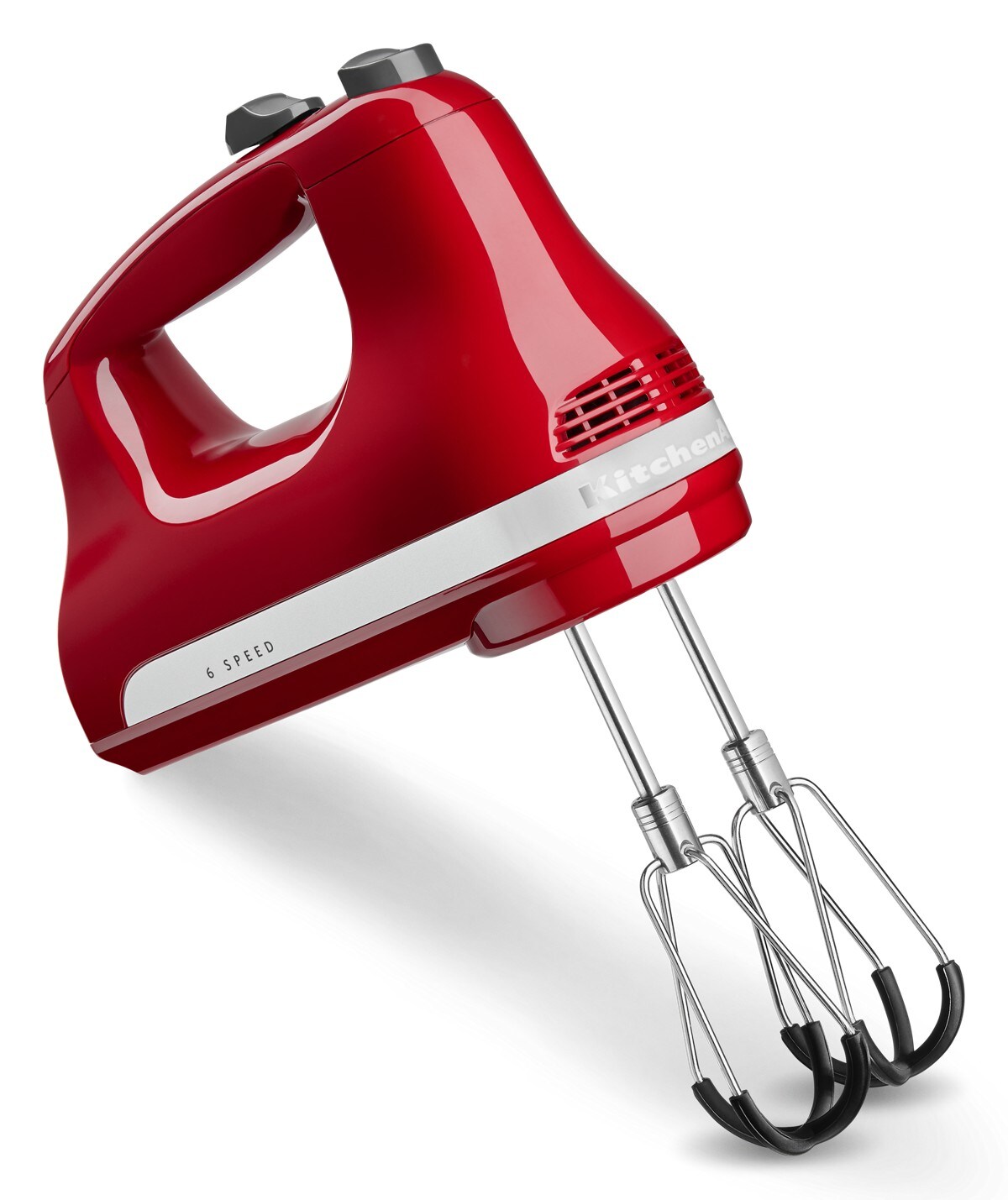 6 Speed Hand Mixer with Flex Edge Beaters - Empire Red