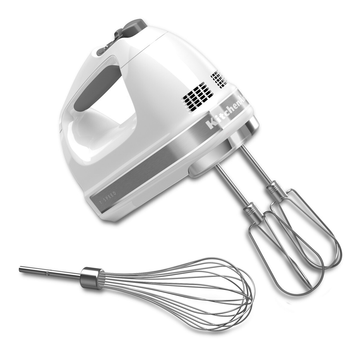 7-Speed Hand Mixer - White