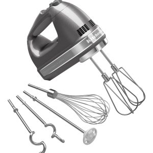 9-Speed Hand Mixer - Medallion Silver