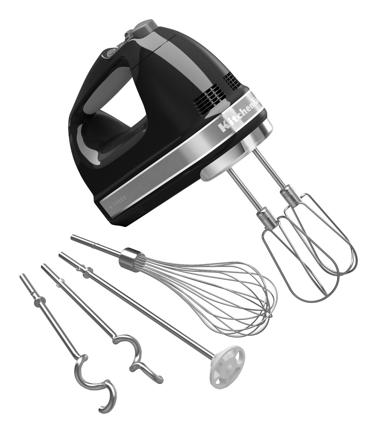 9-Speed Hand Mixer - Onyx Black
