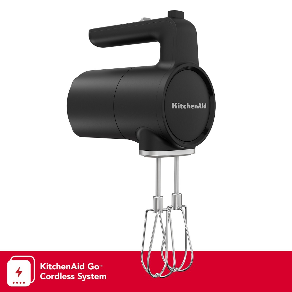 KitchenAid Go® Cordless Hand Mixer - battery sold separately - Black Matte