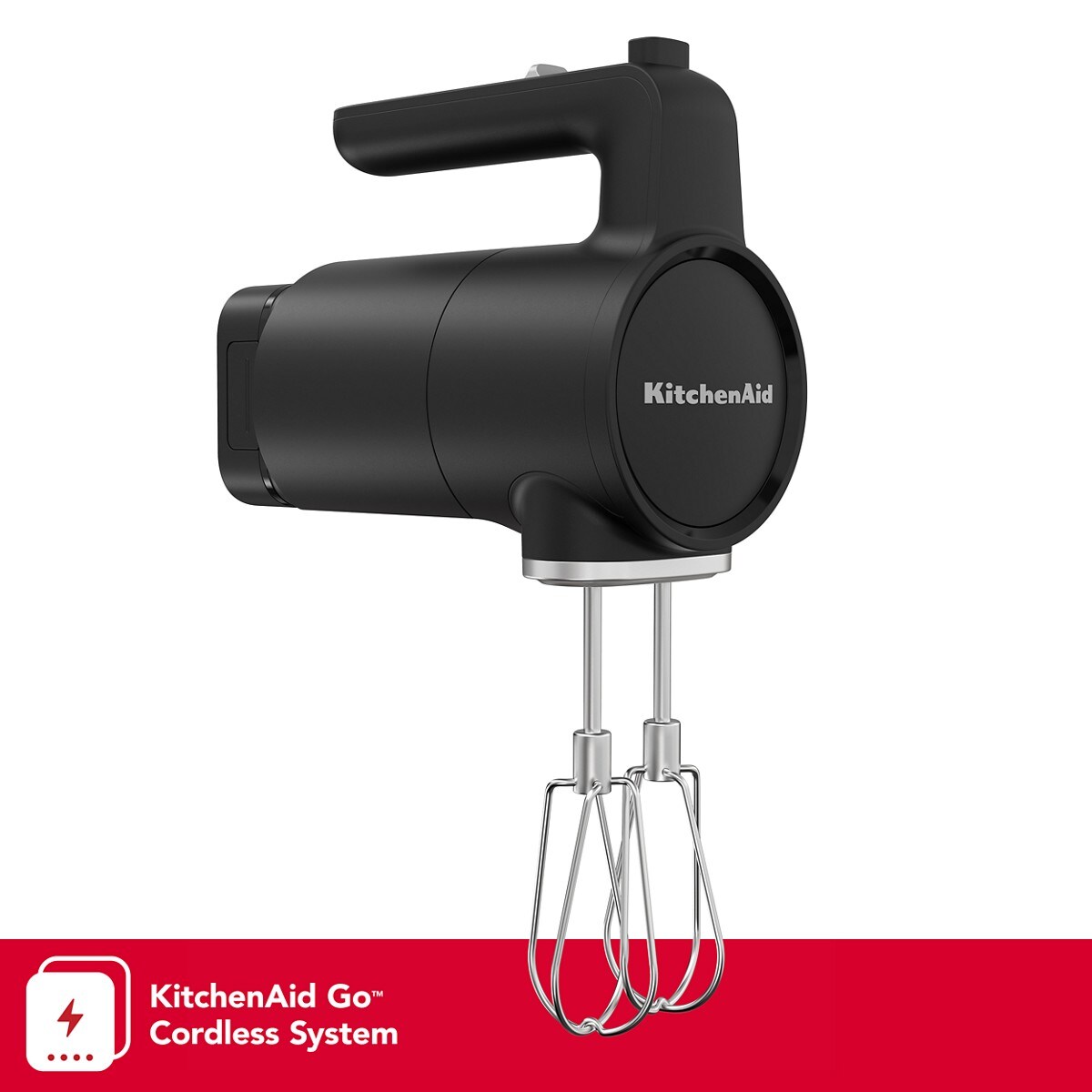 KitchenAid Go® Cordless Hand Mixer - battery included - Black Matte