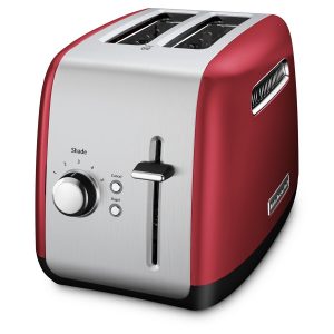 2-Slice Toaster with manual lift lever - Empire Red