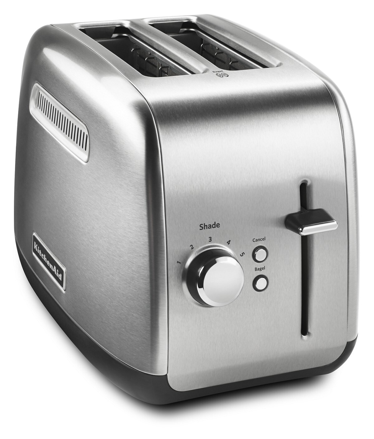 2-Slice Toaster with manual lift lever - Brushed Stainless Steel