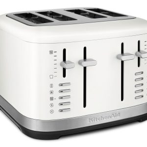 4 Slice Toaster - Porcelain White
