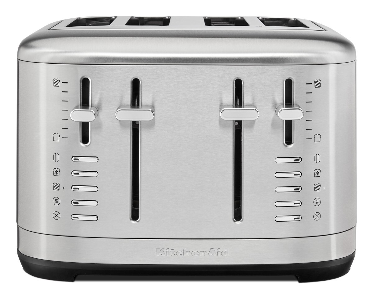4 Slice Toaster - Brushed Stainless Steel - Image 2