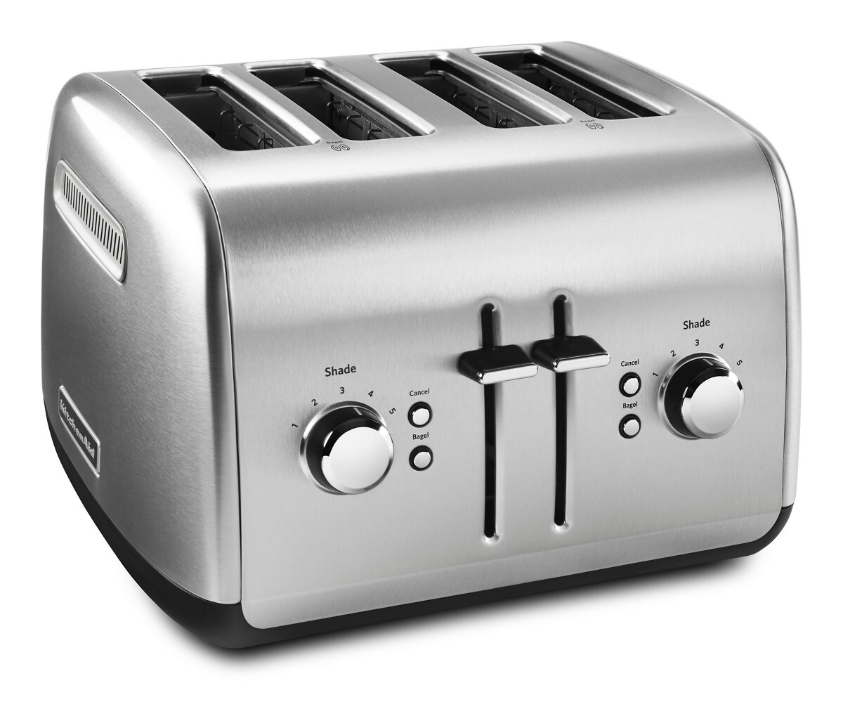 4-Slice Toaster with Manual High-Lift Lever - Brushed Stainless Steel