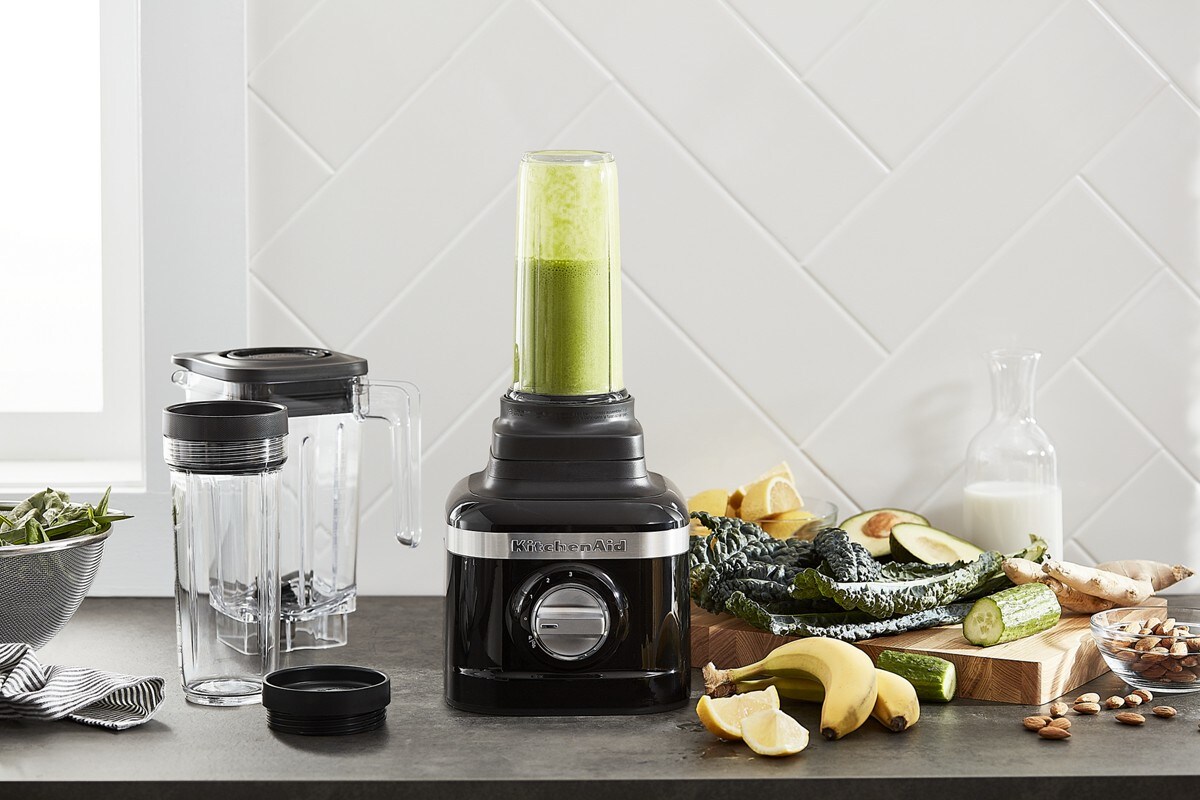 K150 3 Speed Ice Crushing Blender with 2 Personal Blender Jars - Onyx Black - Image 2