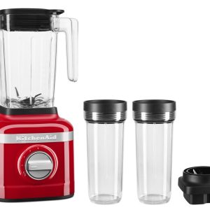 K150 3 Speed Ice Crushing Blender with 2 Personal Blender Jars - Cherry Tomato
