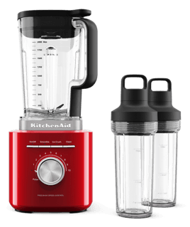 KitchenAid® Pure Power Blender with 2 Personal Blending Jars - Empire Red