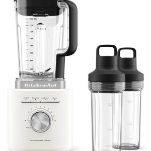 KitchenAid® Pure Power Blender with 2 Personal Blending Jars - Porcelain White