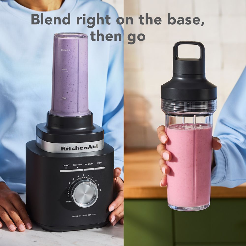 KitchenAid® Pure Power Blender with Personal Blending Jar - Porcelain White - Image 4