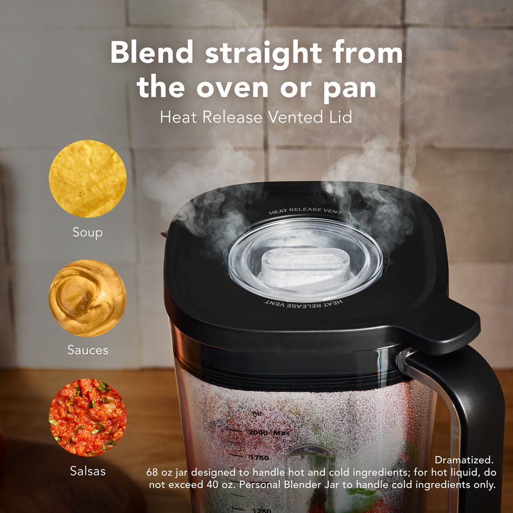 KitchenAid® Pure Power Blender with Personal Blending Jar - Porcelain White - Image 6