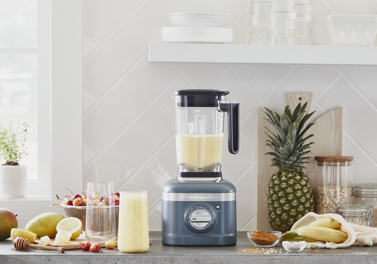 K400 Variable Speed Blender with Tamper - Blue Steel - Image 6