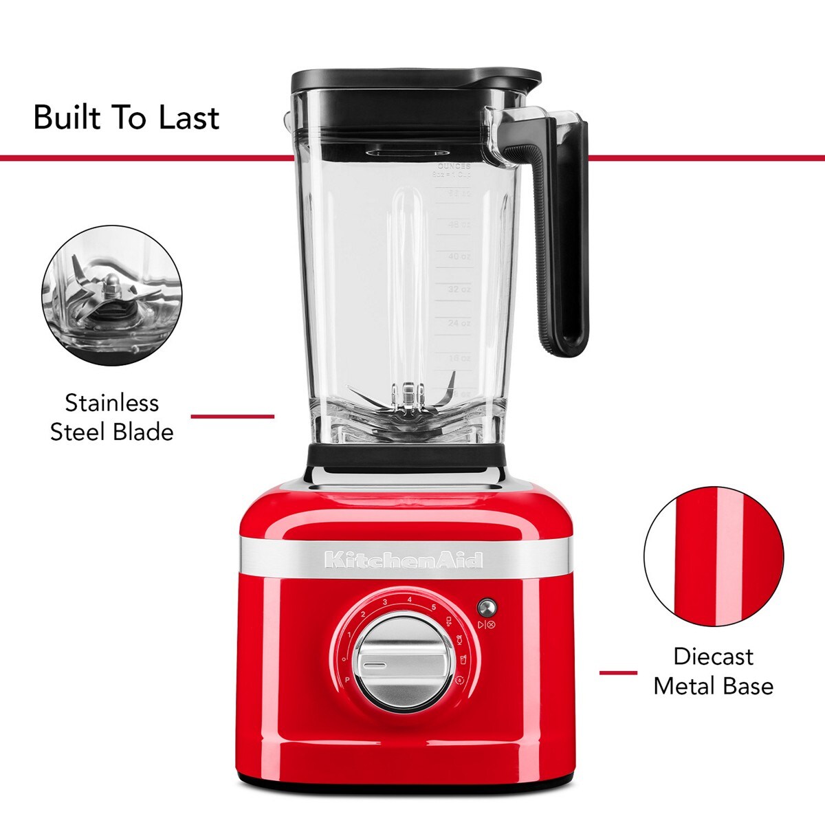 K400 Variable Speed Blender with Tamper - Cherry Tomato - Image 4