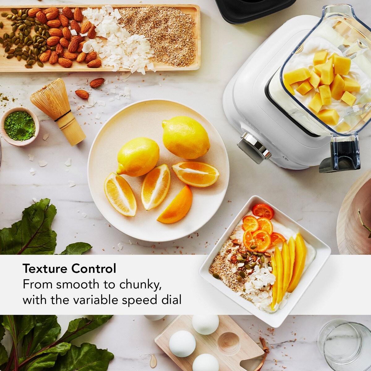 K400 Variable Speed Blender with Personal Blender Jar - Black Matte - Image 5