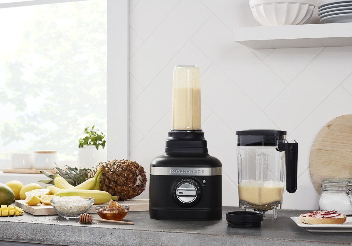 K400 Variable Speed Blender with Personal Blender Jar - Black Matte - Image 6