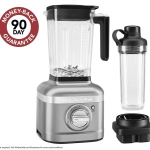 K400 Variable Speed Blender with Personal Blender Jar - Contour Silver