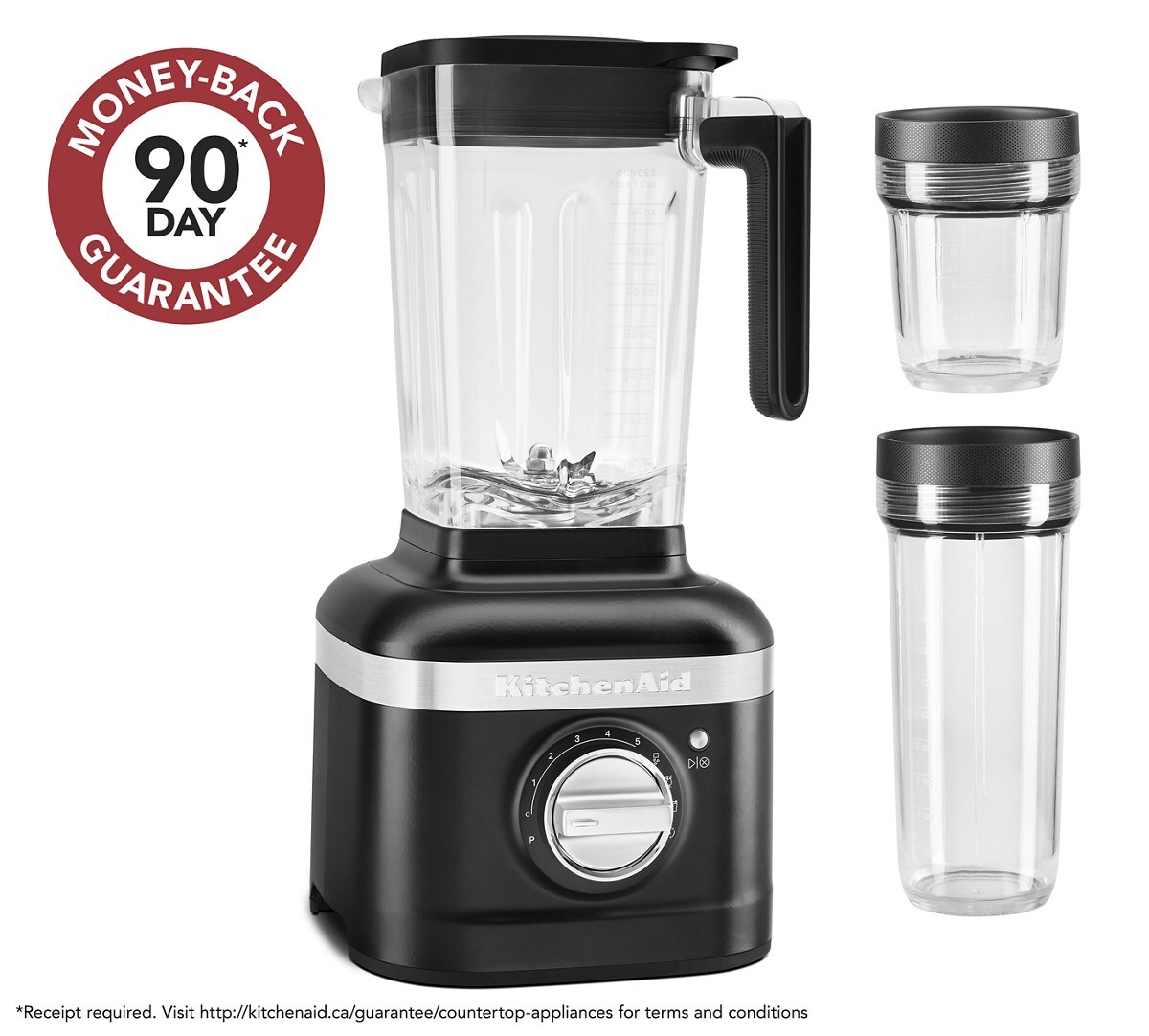 K400 Blender with 16- & 56-oz Jars - Black Matte