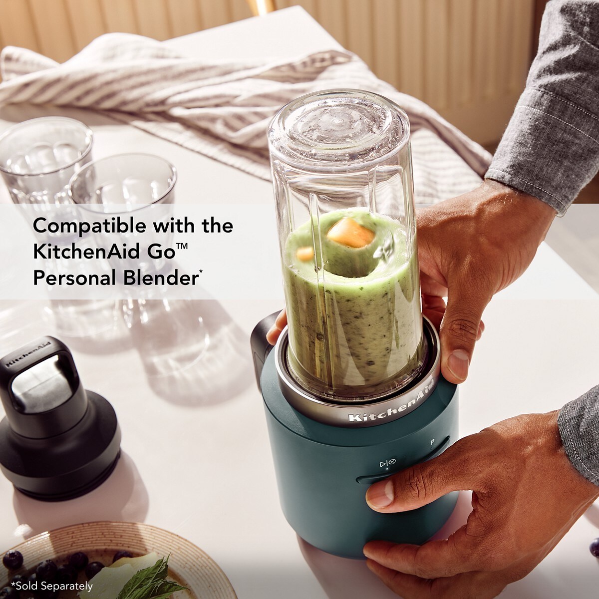 KitchenAid Go® Personal Blender Jar Accessory - Shaded Palm - Image 4