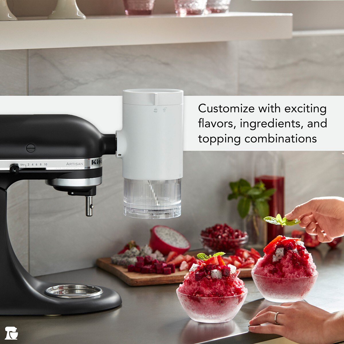 Fine and Coarse Blade Replacement Accessory for KitchenAid® Shave Ice Attachment - Image 3