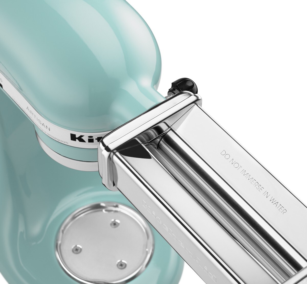 Value Bundle Artisan® Series 5 Quart Tilt-Head Stand Mixer with Fresh Prep Slicer/Shredder Attachment - Aqua Sky - Image 3